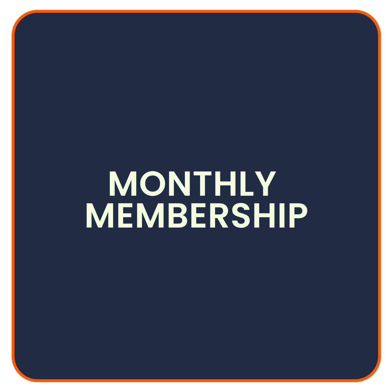 1 Month Membership - Monthly CrossFit Membership