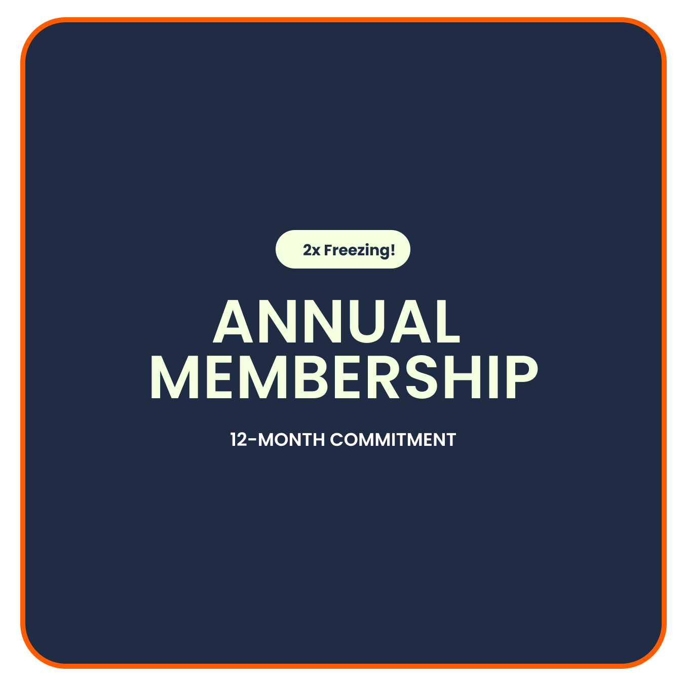 12 Months Membership - Annual CrossFit Membership