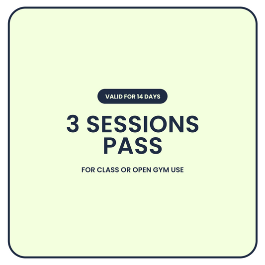 Pass - 3 Sessions (P800/pass)
