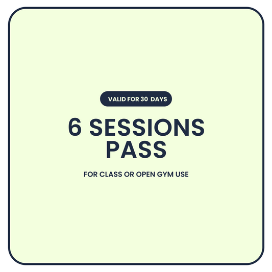 Pass - 6 Sessions (P700/pass)